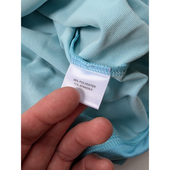 Peter Millar Mens XXL Blue Poppy Perth Melange Performance 1/4 Zip NWT Reef - Picture 6 of 7